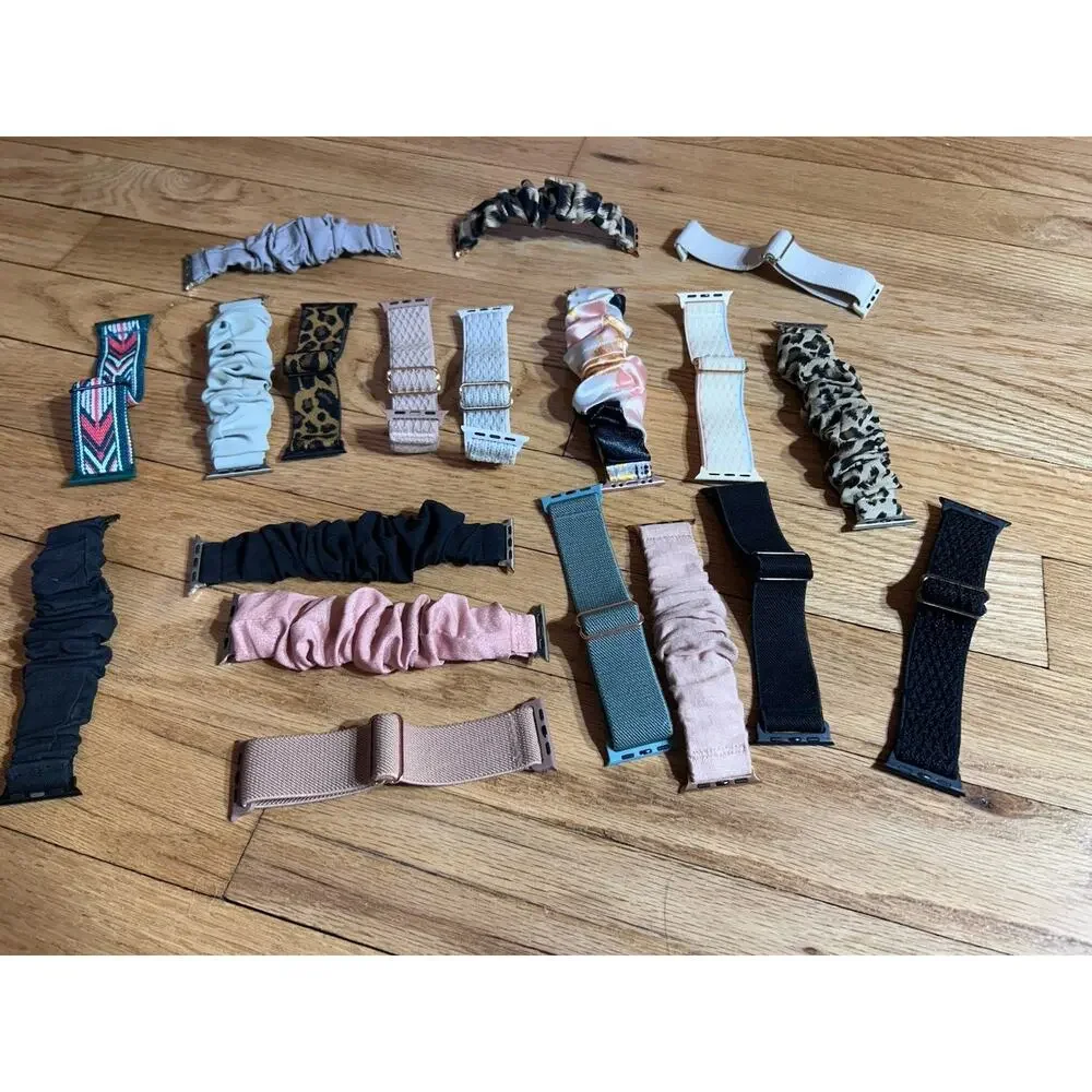 Lot Of 19 Cloth Apple SE Watch Bands